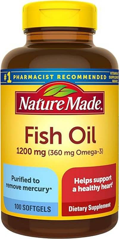 NATURE MADE FISH OIL 1200 MG SOFTGELS 0