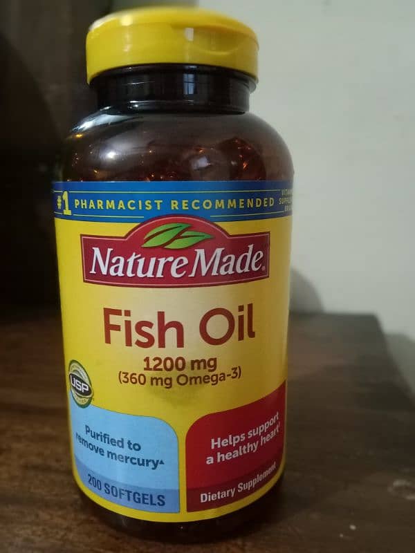 NATURE MADE FISH OIL 1200 MG SOFTGELS 3