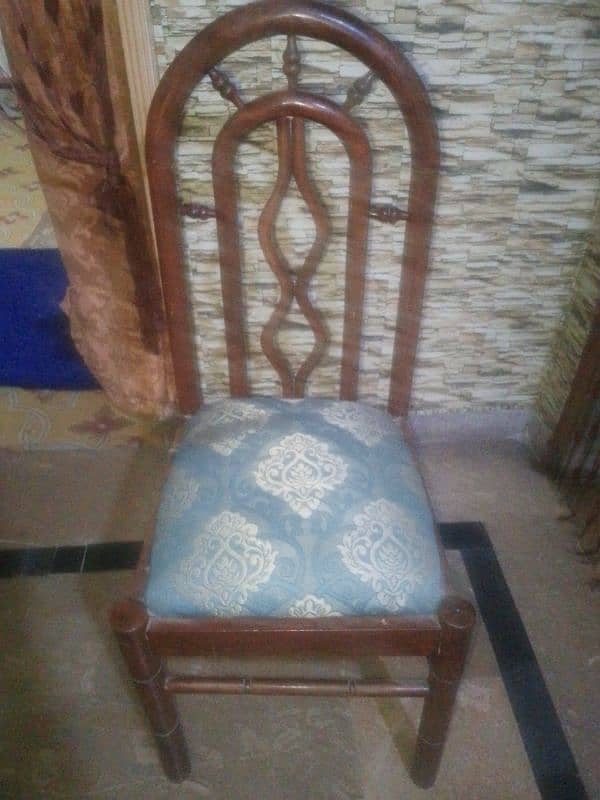 6 chairs dining table ph no. 03009422127 0