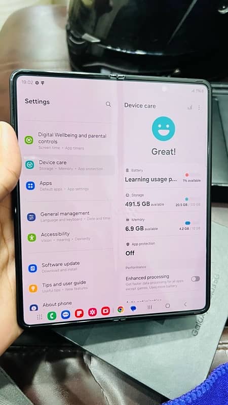 Samsung Galaxy Z Fold 3 5G 12/512GB Non PTA Esim Time Available 10/9.5 1