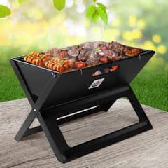 X TYPE FOLDABLE PORTABLE Barbecue Grill, BBQ / BAR B Q Portable Grill