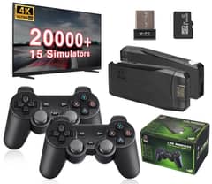 X2 64GB PLUS RETRO 3D 32000+ VIDEO GAMES 4K HD OUTPUT GAME STICK WITH