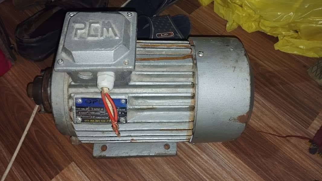 2.25 HP 3  phase 1450 RPM 1