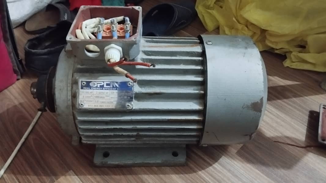 2.25 HP 3  phase 1450 RPM 2