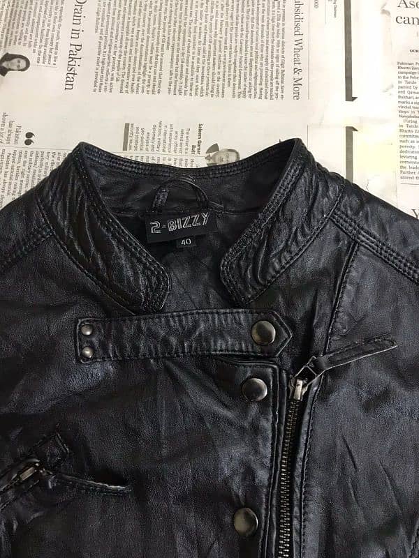 Bizzy Leather jacket with tag 1