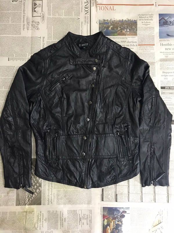 Bizzy Leather jacket with tag 3