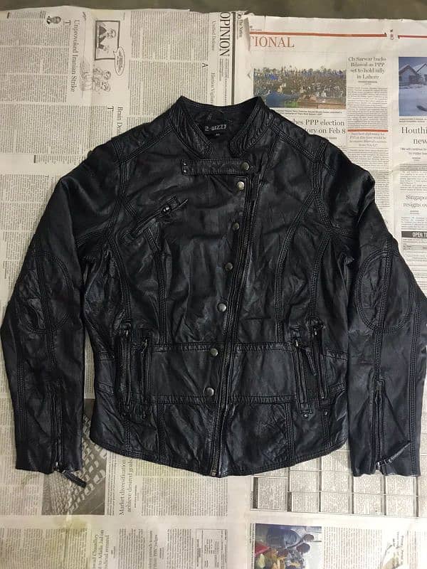 Bizzy Leather jacket with tag 4