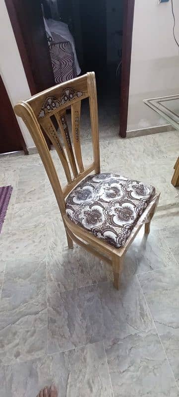 6 Seater Dining Table Wooden 5