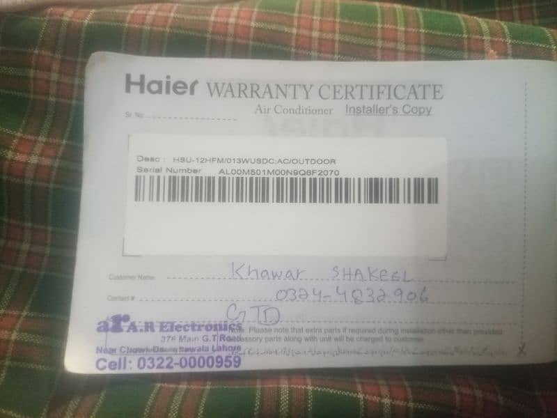 Haier 1 ton ac urjent sale krna h 4