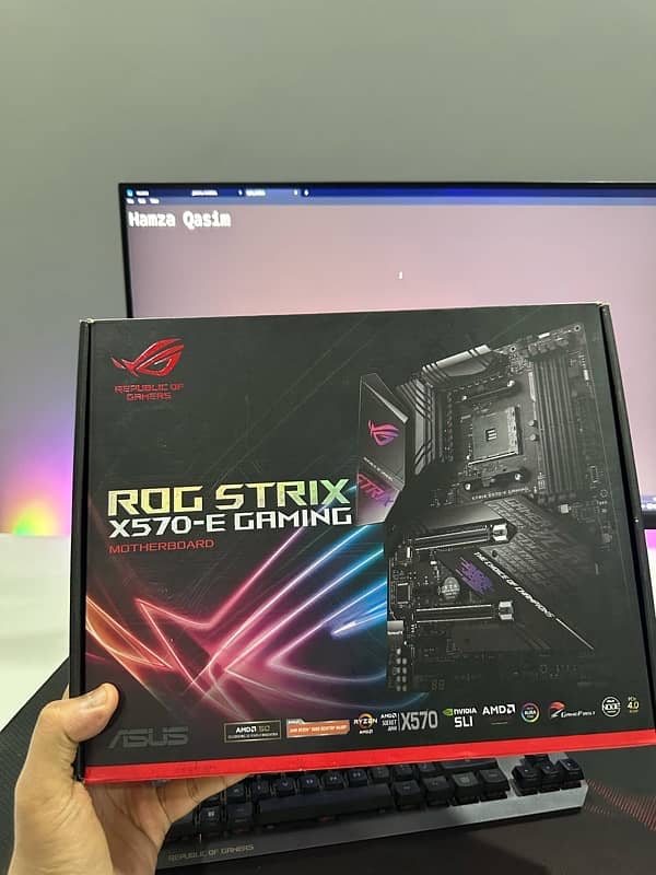 Asus ROG x570e wifi gaming motherboard for amd ryzen am4 0