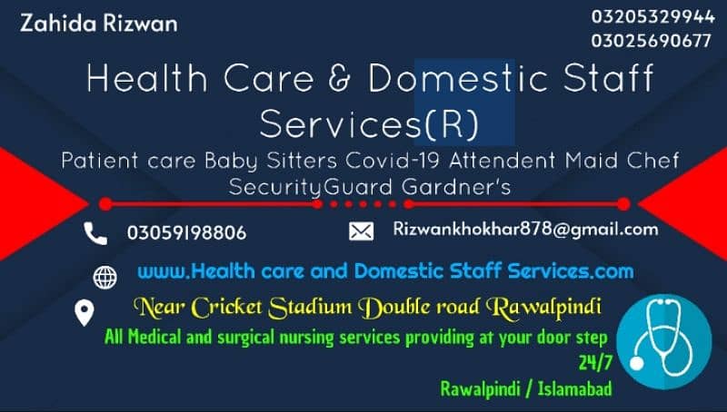 health care and domestic Staff 3