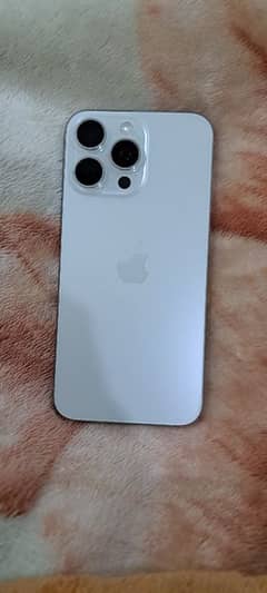 iPhone 15 Pro Max white color JV 256GB