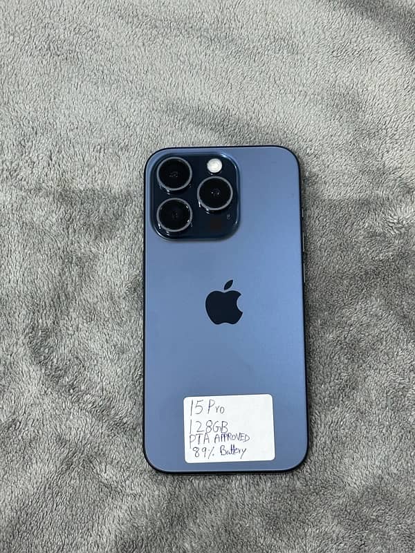 Iphone 15 Pro 128gb PTA Approved New 0