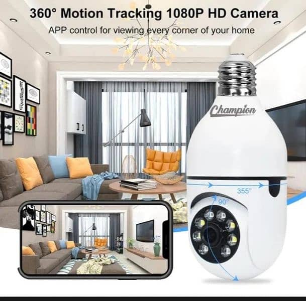 Wifi security Camera Bulb flash light Wifi Camera 4