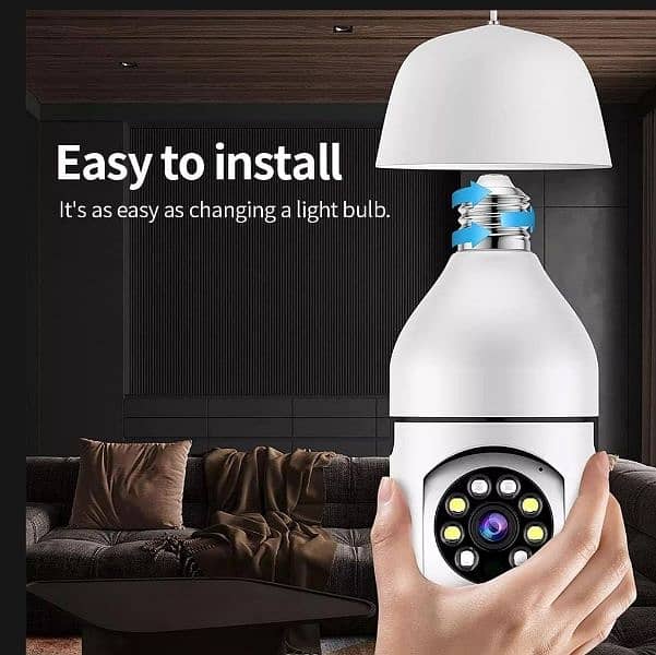 Wifi security Camera Bulb flash light Wifi Camera 8