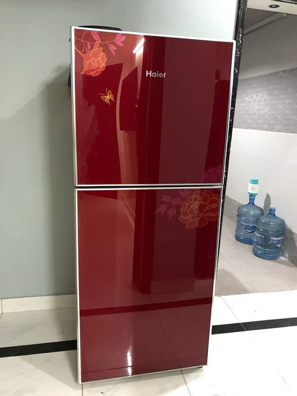 Haier Glass Door Fridge 1