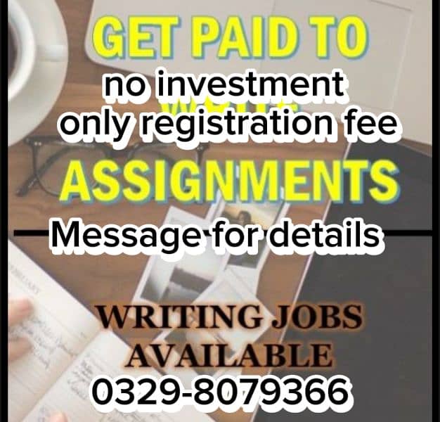 Online assignment work available 7