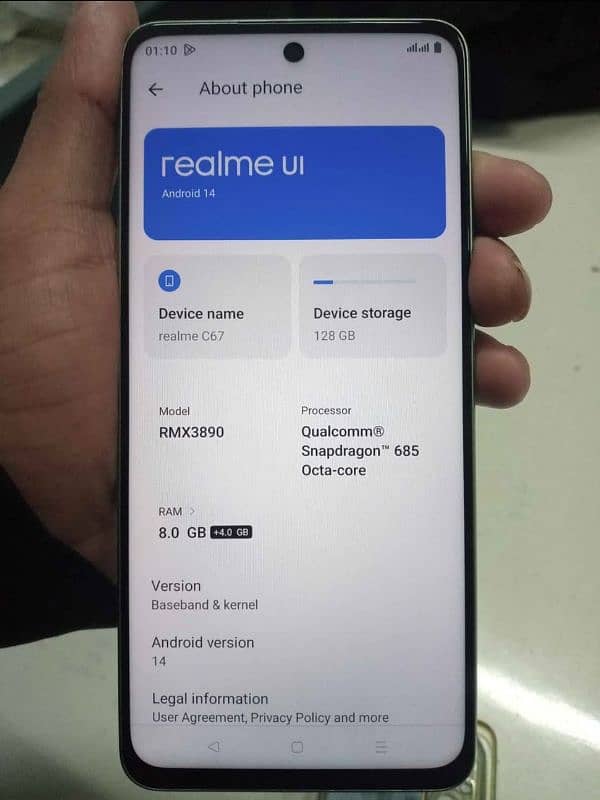 realme C67 box open phone for sale 6