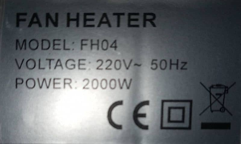 Electric Fan Heater 4