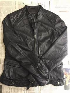 Tigha leather jacket with tag