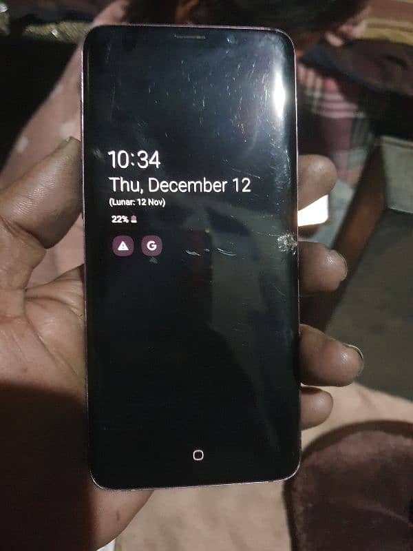 samsung s9 plus  6 256 gb glaas crack ha finger not work 5