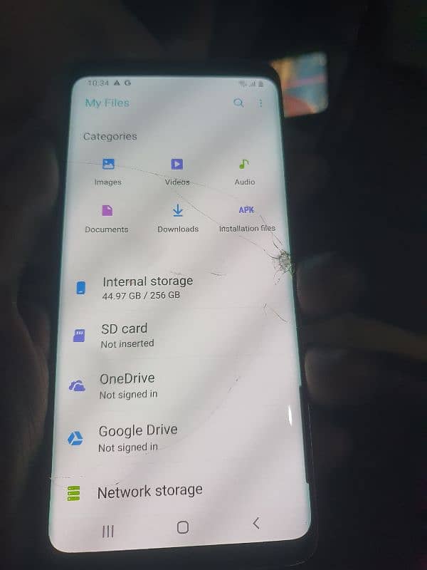 samsung s9 plus  6 256 gb glaas crack ha finger not work 6