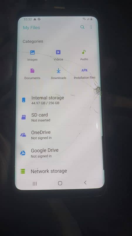 samsung s9 plus  6 256 gb glaas crack ha finger not work 8