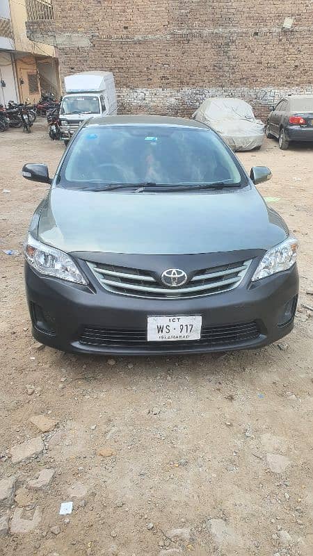 Toyota Corolla GLI 2012  contact no 03048979363 2