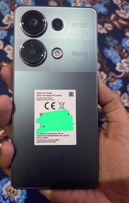 Redmi Note 13 Pro 8GB/256GB , 200MP Condition 10/10 1st owner 0