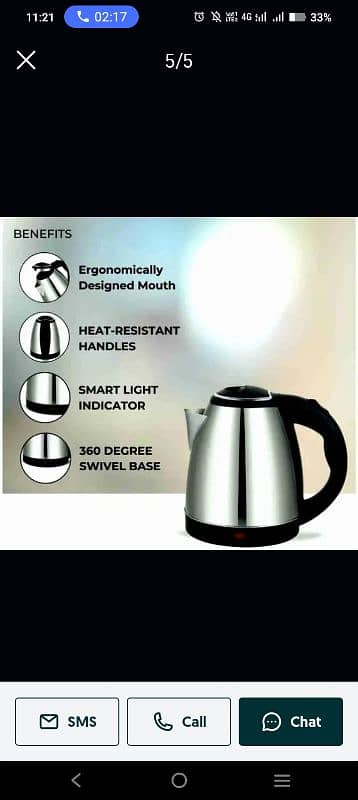 electric kettle 2L 0