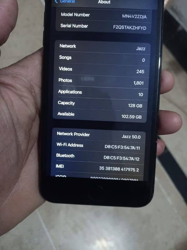 10/9 condition hai pta approved hai 128gb bettry 7