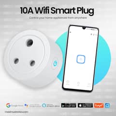 10A 3Pin Smart Wifi Plug Power Moniter Smart Socket energy moniter