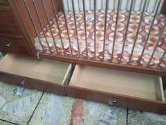 Almost new designer baby Cot / Cart