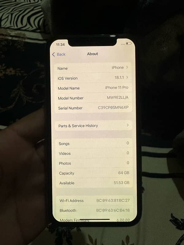 iphone 11 pro 64gb non pta factory unlock 10/10 condition 2