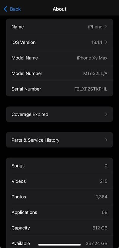 XS Max 512gb Non PTA 6