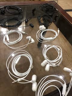 Handfree with mic white/black