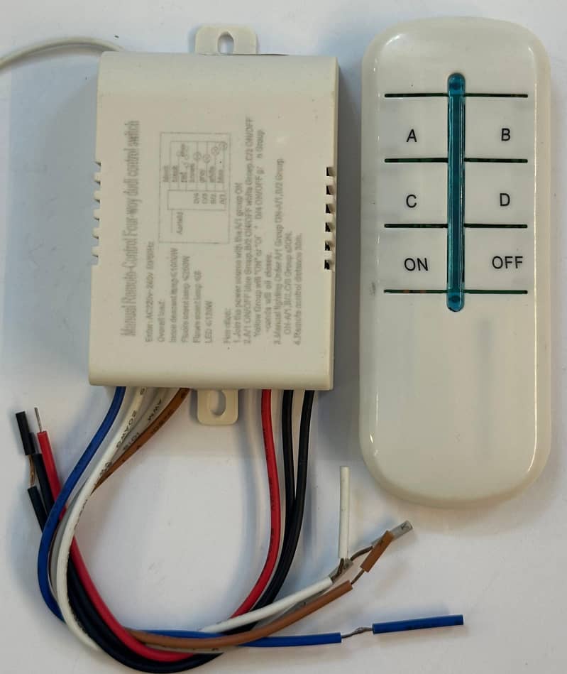 Rem32ote control device circuit wireless 12 volt and 220 volt 4