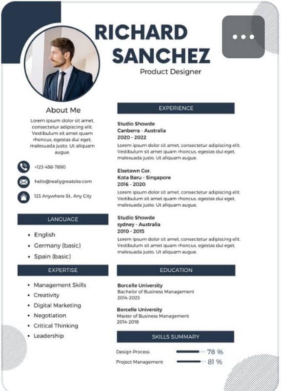 Online CV/Resume Maker 0