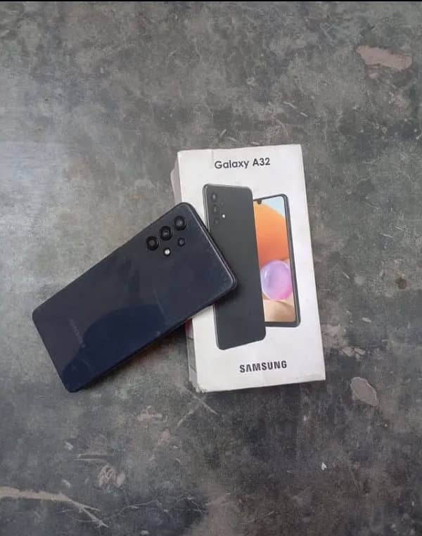 Samsung A32 6 128 officially approved with original box exchange hoga 0