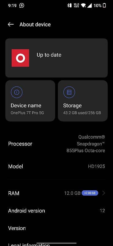 OnePlus 7t Pro 5g McLaren (Exchange Only) 2