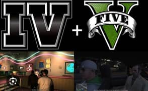 Gta v + Gta iv full version for pc (Modded)