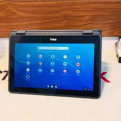 Dell chromebook  touch screen 360 rotatable 4gb 16gb ,sd card sported