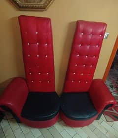 Stylish Red 2 seater Sofa Set.