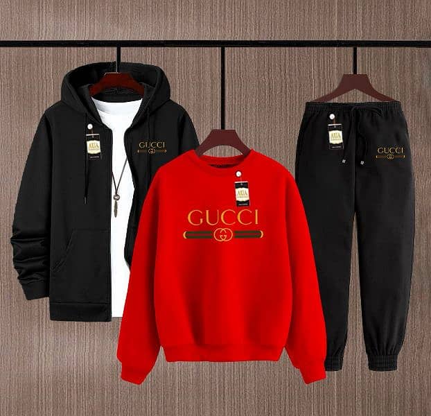 Winter Collection For Sweatshirt + Hoodie & Trouser Pack of three~ 3