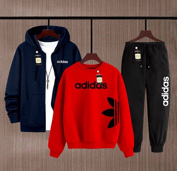 Winter Collection For Sweatshirt + Hoodie & Trouser Pack of three~ 4