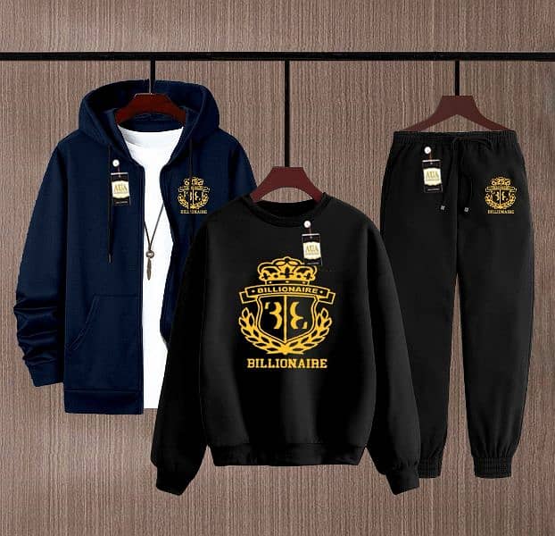 Winter Collection For Sweatshirt + Hoodie & Trouser Pack of three~ 8