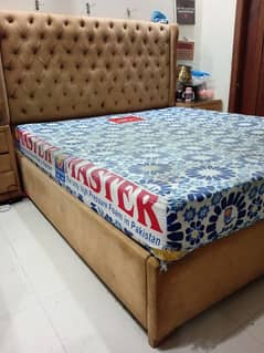 Double bed with mattress