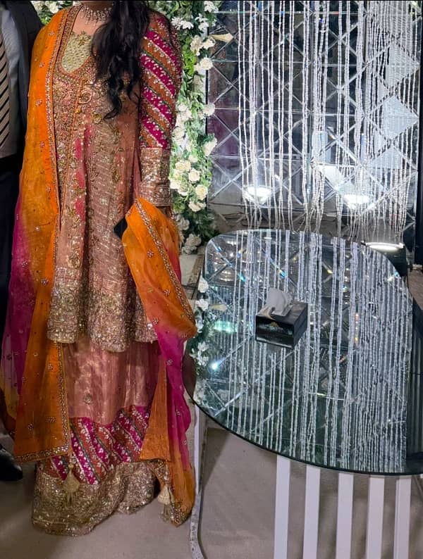 Farah Talib Aziz Mehndi Dress 1