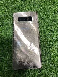 Note 8 lcd nd back broken full fone for sale