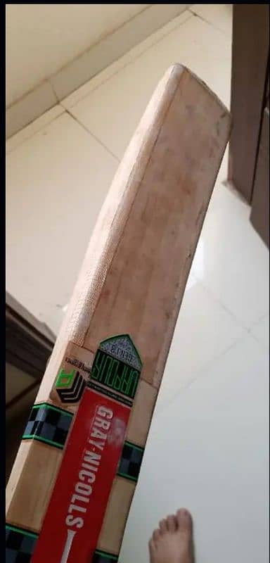 English willow slightly used bat 2